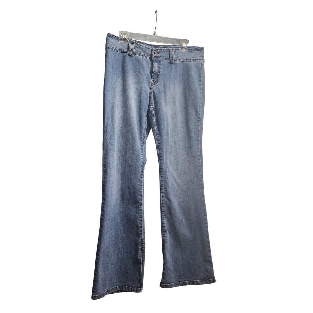 SINCERELY JULES Womens Jeans Blue Denim Bootcut Flare‎ Size 11 30